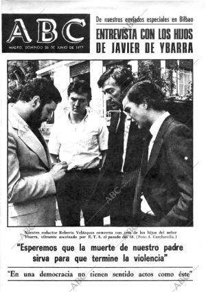 ABC MADRID 26-06-1977 página 1