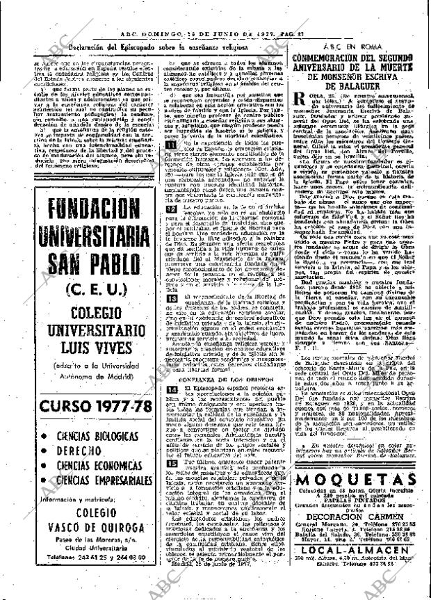 ABC MADRID 26-06-1977 página 43