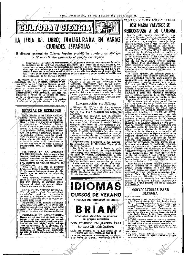 ABC MADRID 26-06-1977 página 47