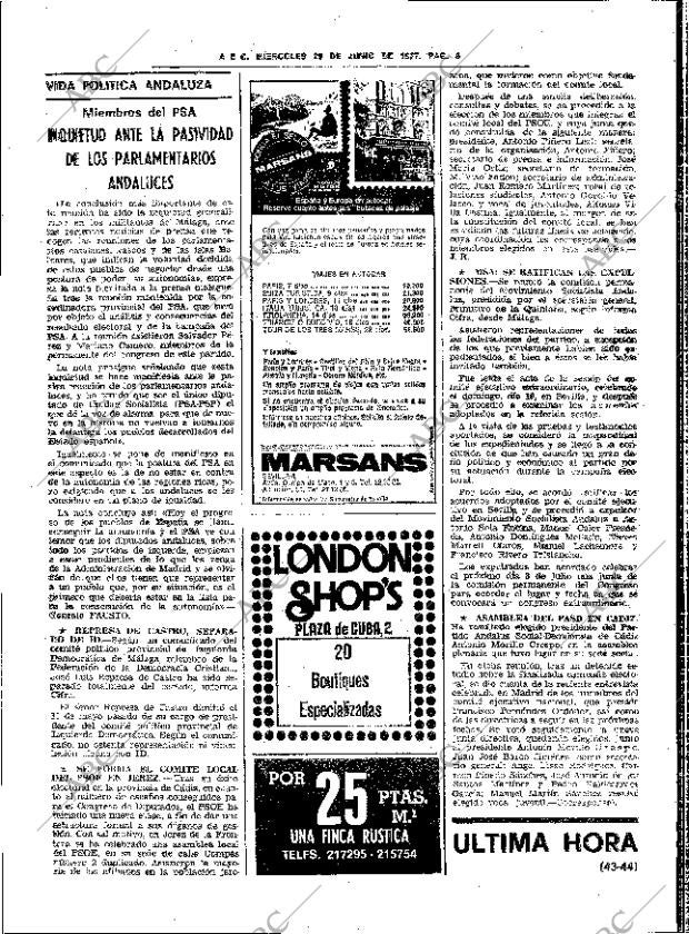 ABC SEVILLA 29-06-1977 página 16