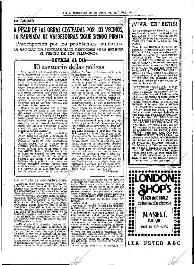 ABC SEVILLA 29-06-1977 página 27