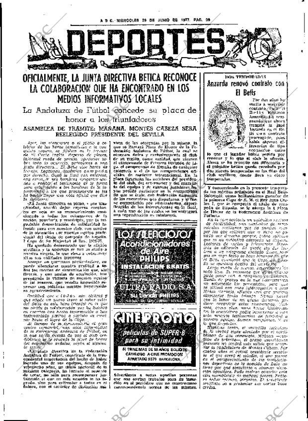 ABC SEVILLA 29-06-1977 página 33