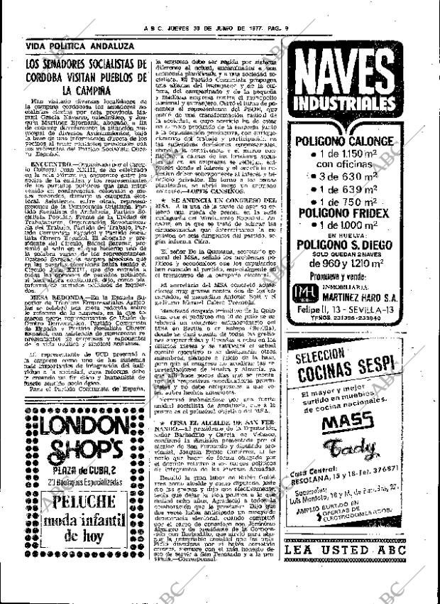ABC SEVILLA 30-06-1977 página 17