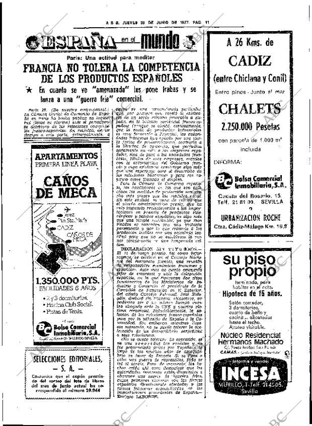 ABC SEVILLA 30-06-1977 página 19