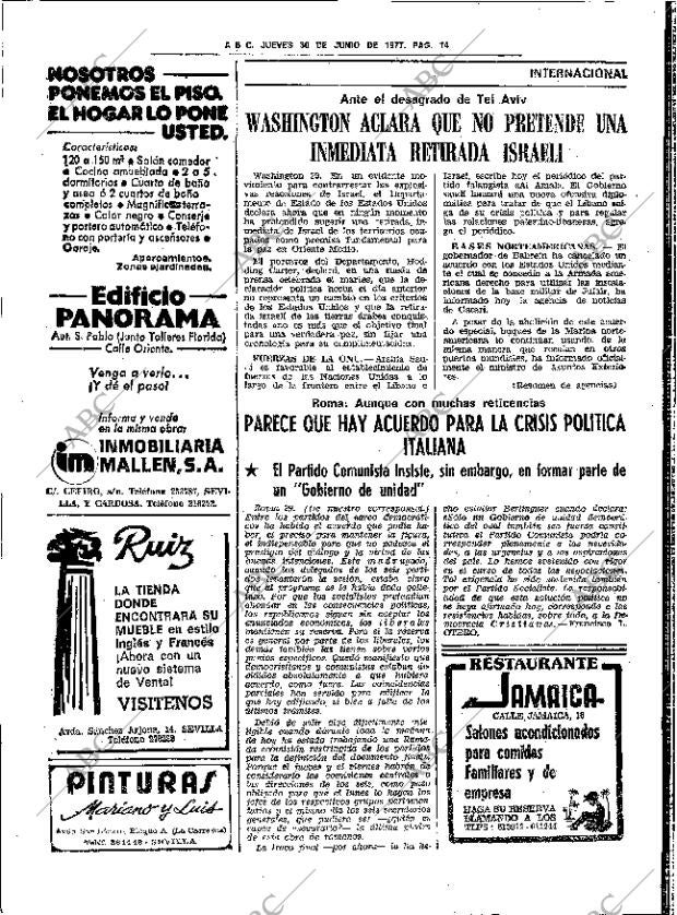 ABC SEVILLA 30-06-1977 página 22