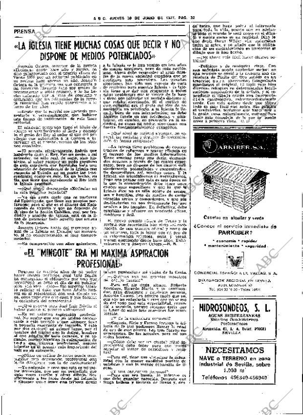 ABC SEVILLA 30-06-1977 página 31