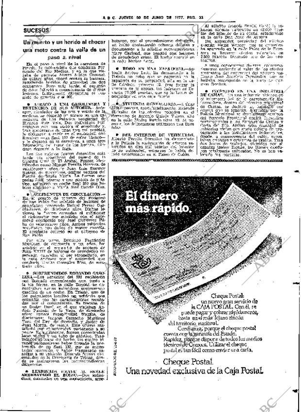 ABC SEVILLA 30-06-1977 página 41