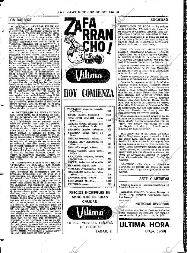 ABC SEVILLA 30-06-1977 página 42