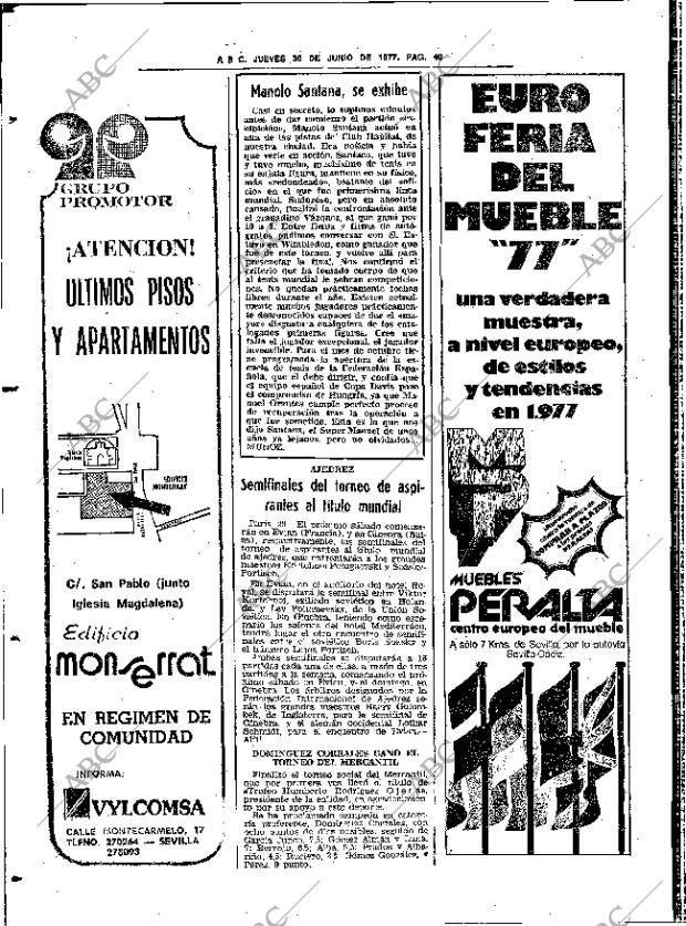 ABC SEVILLA 30-06-1977 página 48