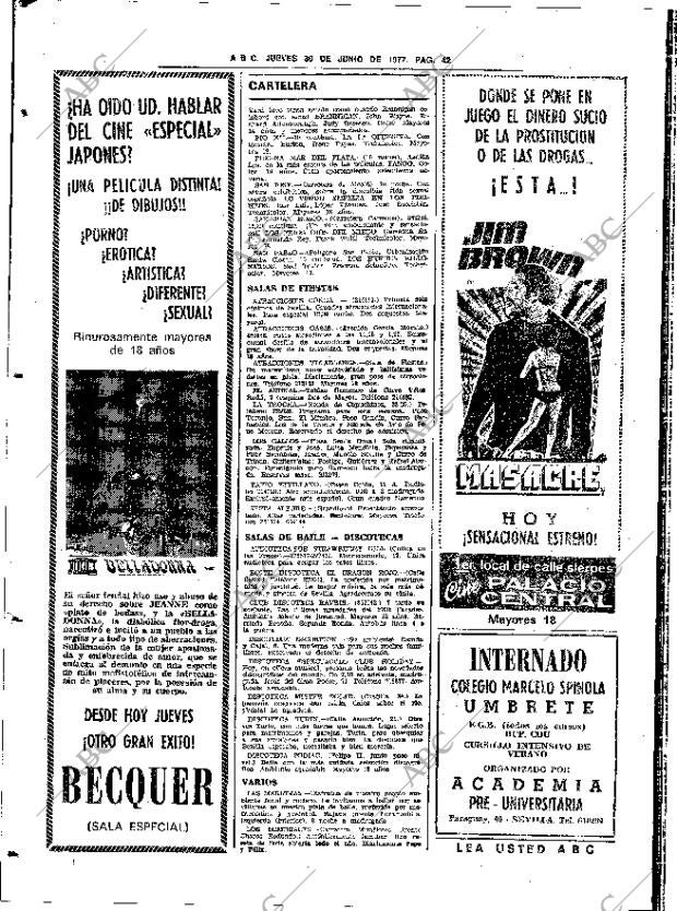 ABC SEVILLA 30-06-1977 página 50