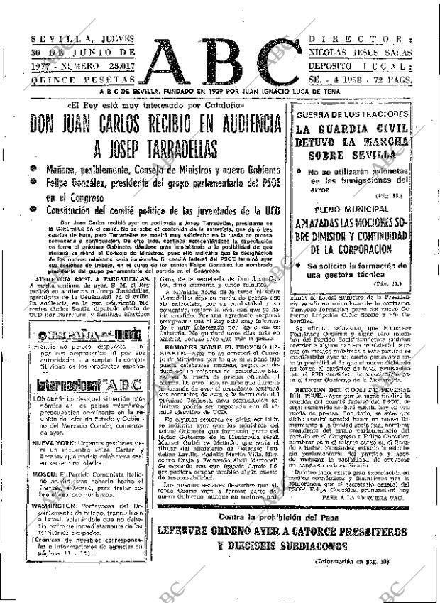 ABC SEVILLA 30-06-1977 página 9