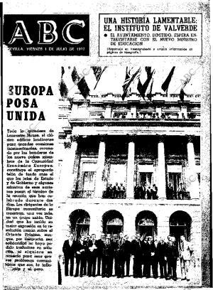 ABC SEVILLA 01-07-1977 página 1