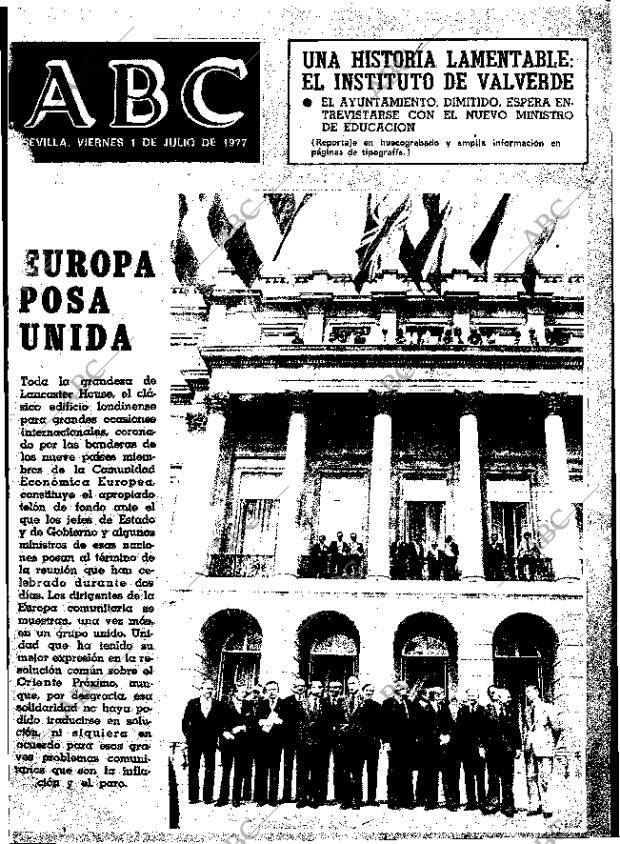 ABC SEVILLA 01-07-1977 página 1
