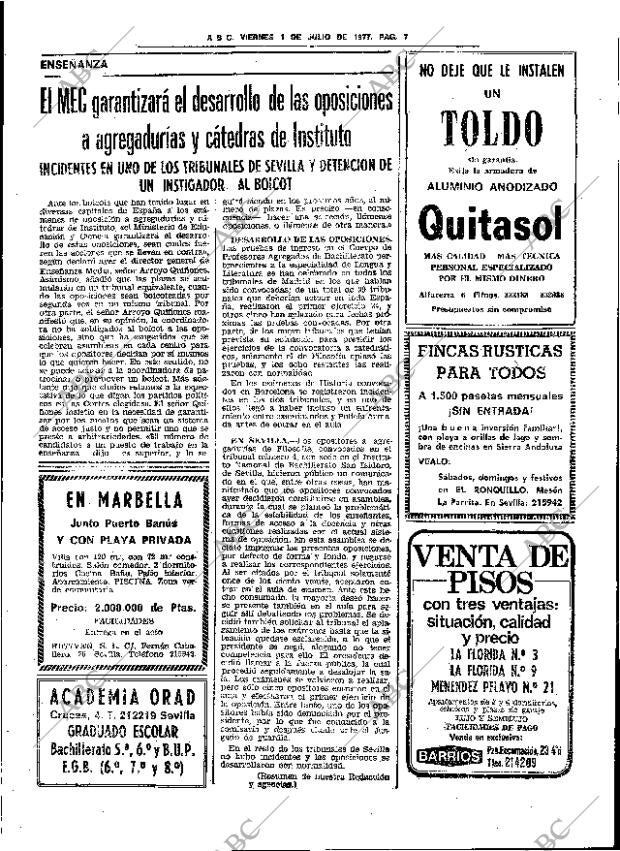ABC SEVILLA 01-07-1977 página 15