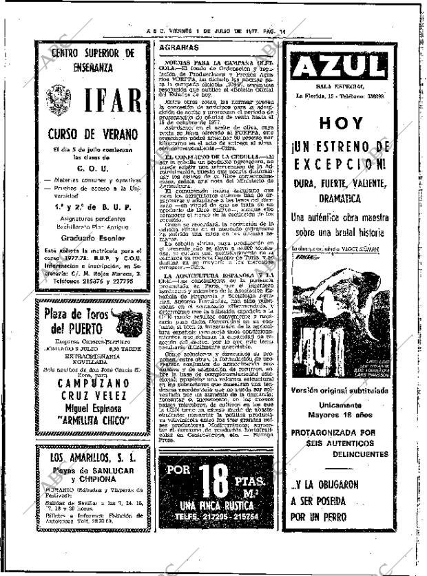 ABC SEVILLA 01-07-1977 página 22