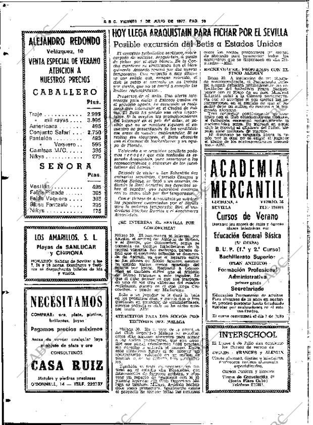 ABC SEVILLA 01-07-1977 página 44
