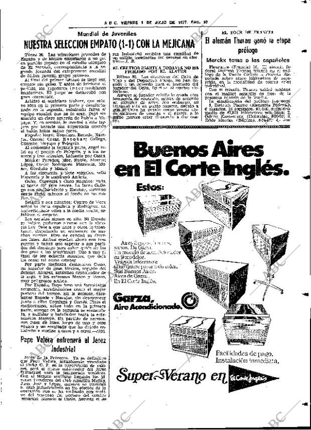 ABC SEVILLA 01-07-1977 página 45