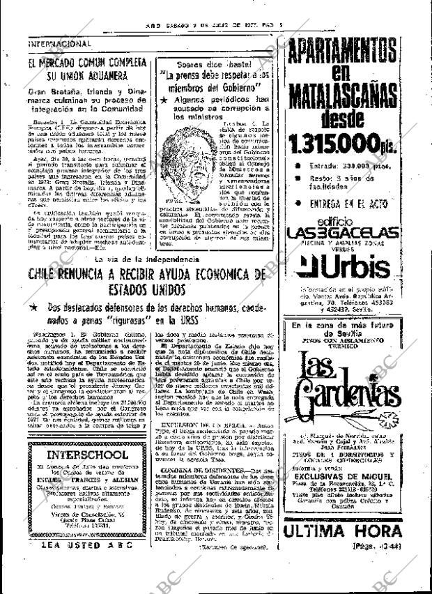 ABC SEVILLA 02-07-1977 página 23