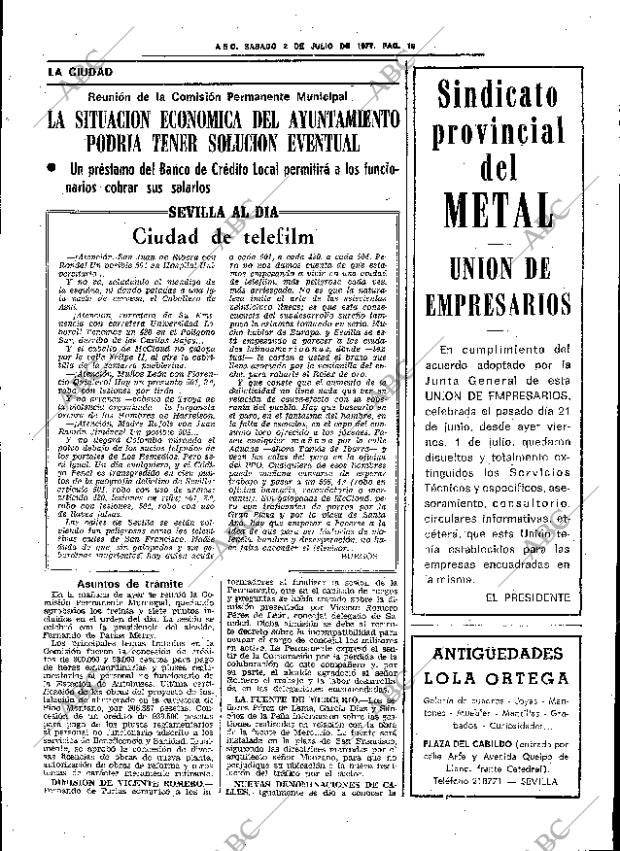 ABC SEVILLA 02-07-1977 página 33