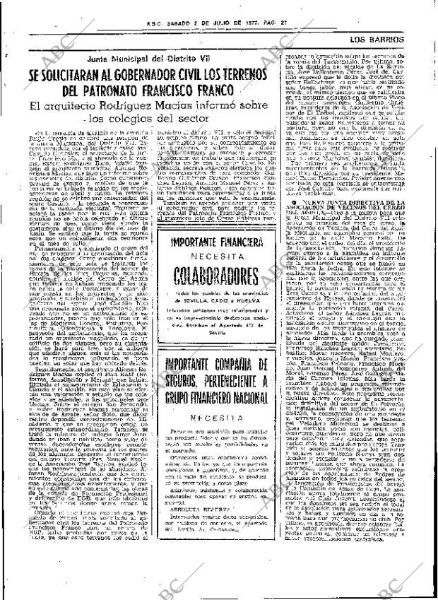 ABC SEVILLA 02-07-1977 página 35