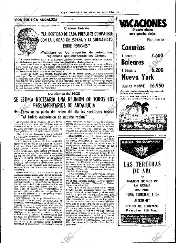 ABC SEVILLA 05-07-1977 página 43