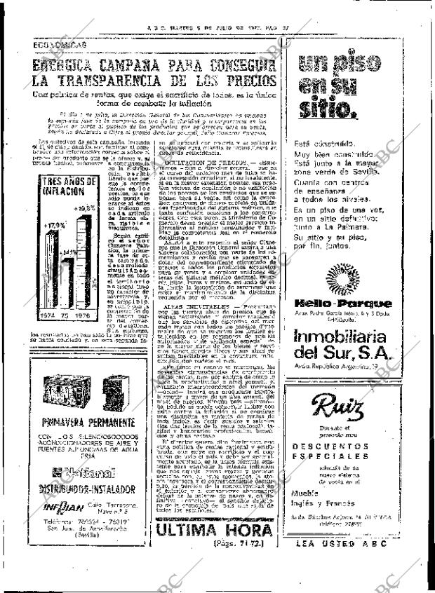 ABC SEVILLA 05-07-1977 página 57