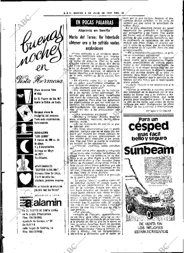 ABC SEVILLA 05-07-1977 página 70