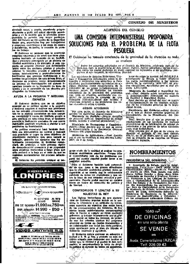 ABC MADRID 12-07-1977 página 21