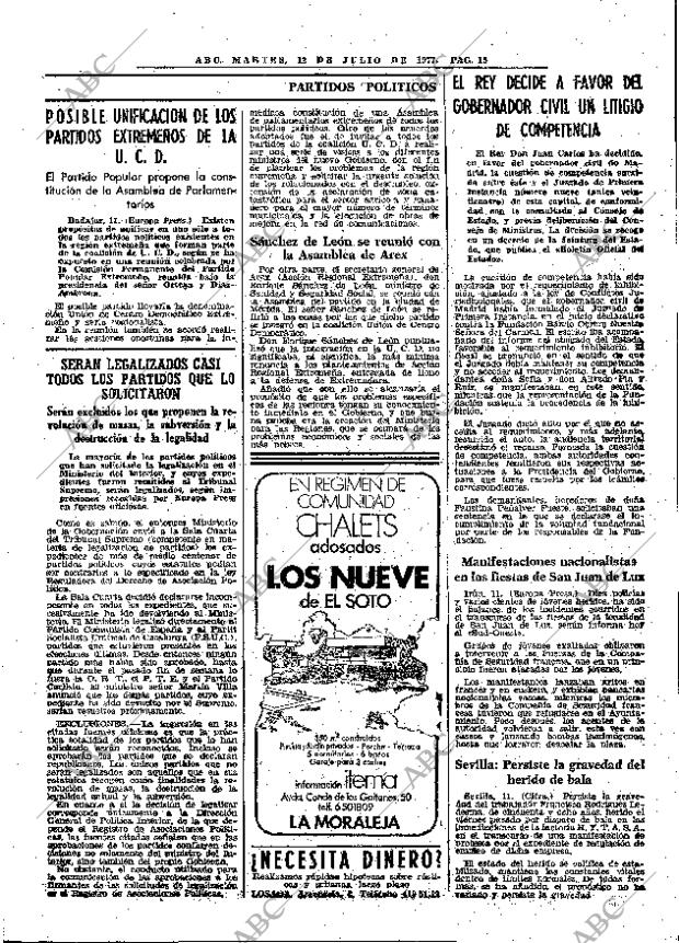 ABC MADRID 12-07-1977 página 27