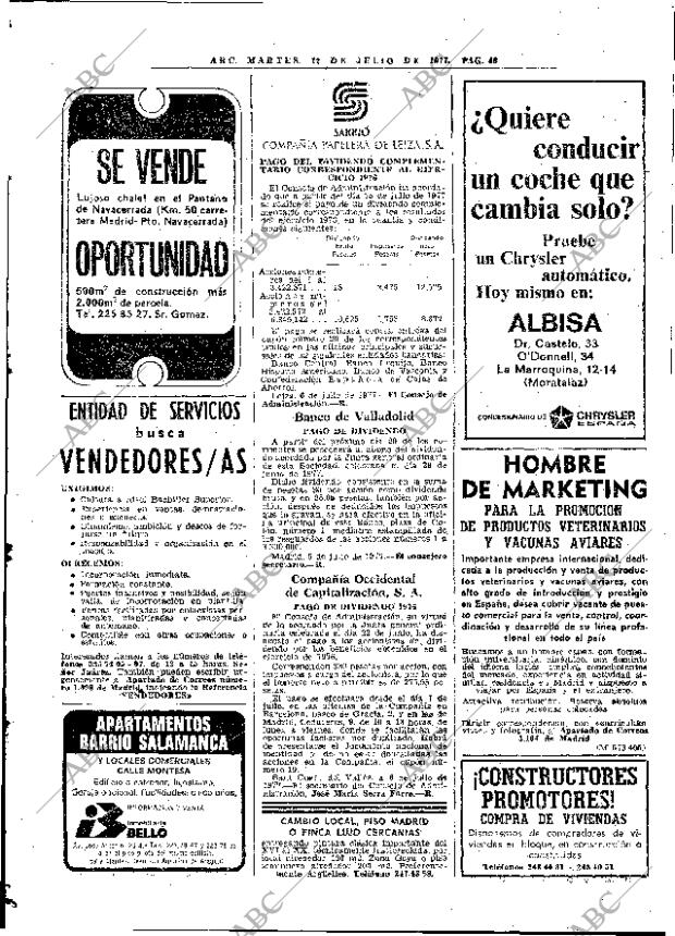 ABC MADRID 12-07-1977 página 60