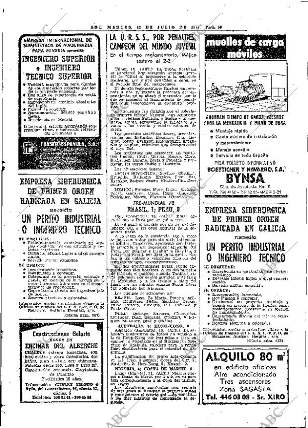 ABC MADRID 12-07-1977 página 68