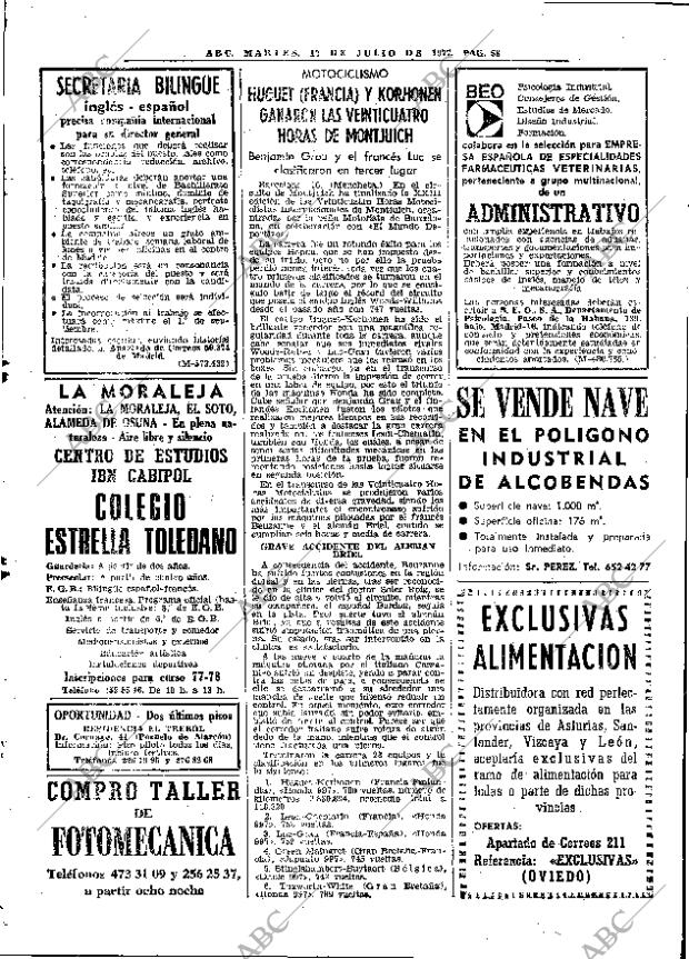 ABC MADRID 12-07-1977 página 70