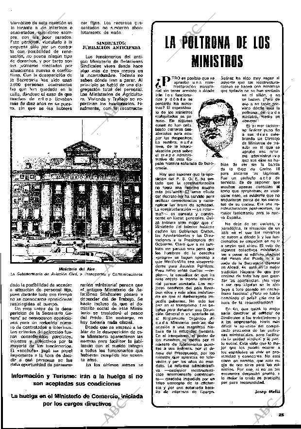 BLANCO Y NEGRO MADRID 13-07-1977 página 25