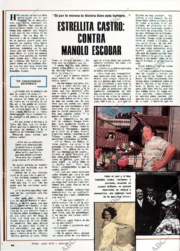 BLANCO Y NEGRO MADRID 13-07-1977 página 40