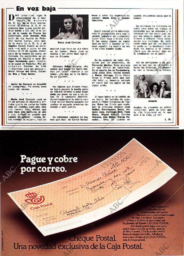 BLANCO Y NEGRO MADRID 13-07-1977 página 43