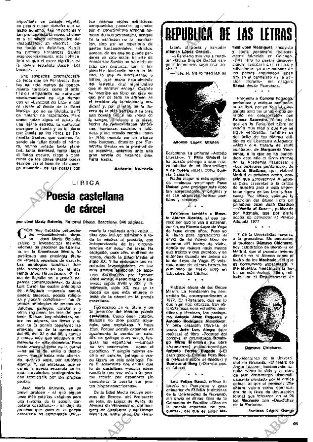 BLANCO Y NEGRO MADRID 13-07-1977 página 61