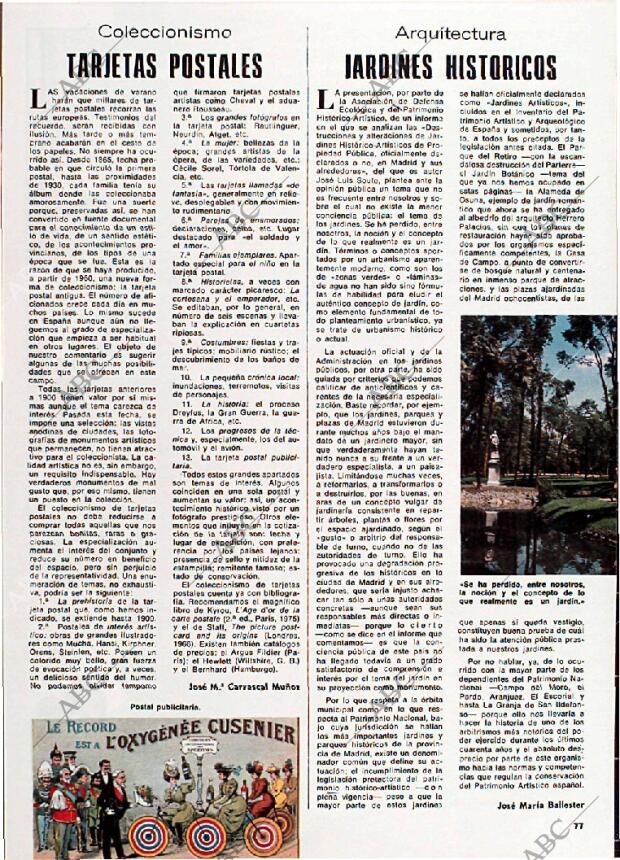 BLANCO Y NEGRO MADRID 13-07-1977 página 77