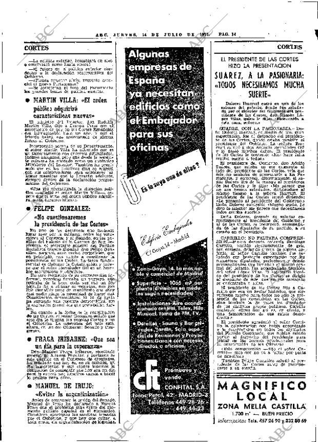 ABC MADRID 14-07-1977 página 30