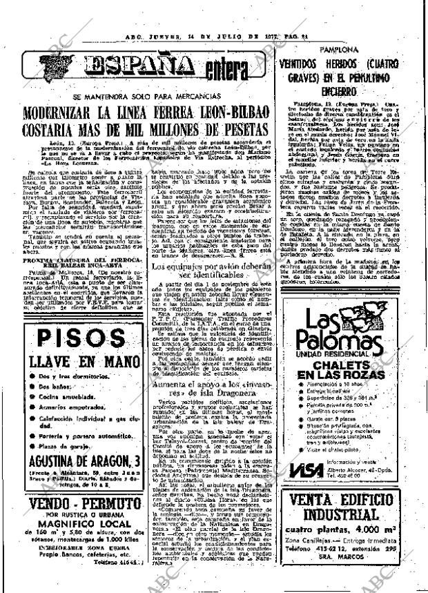 ABC MADRID 14-07-1977 página 37