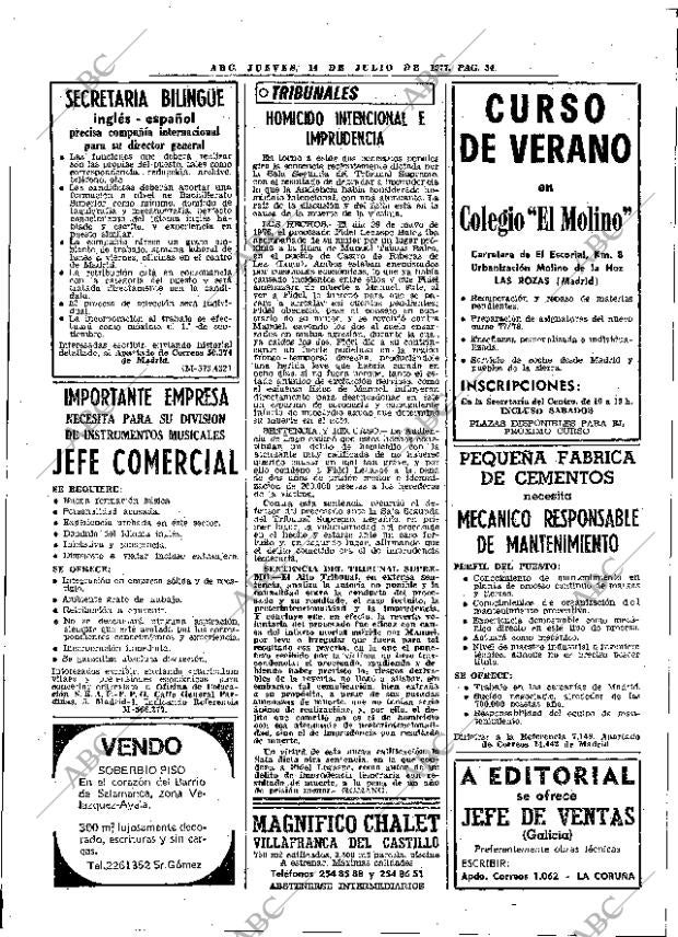 ABC MADRID 14-07-1977 página 50