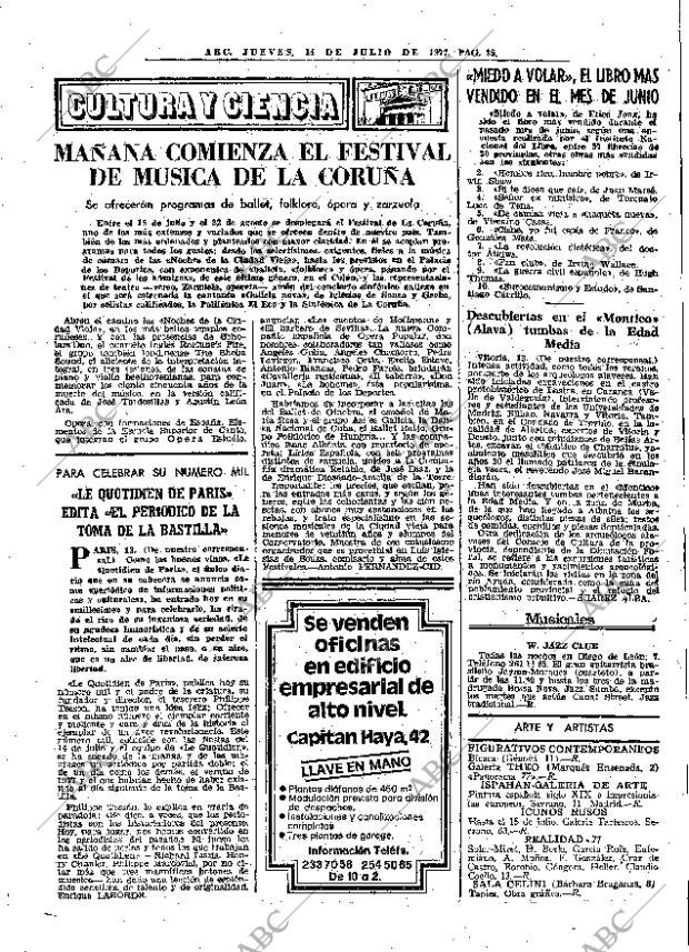 ABC MADRID 14-07-1977 página 51