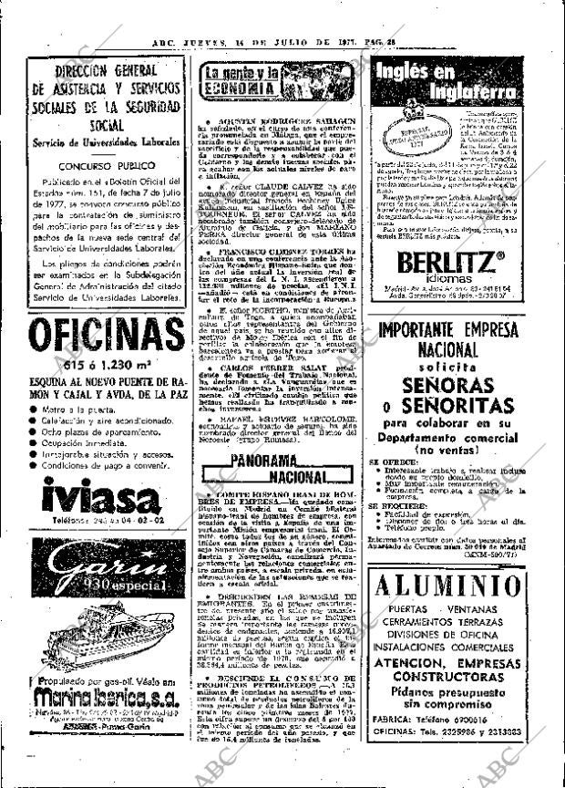 ABC MADRID 14-07-1977 página 54