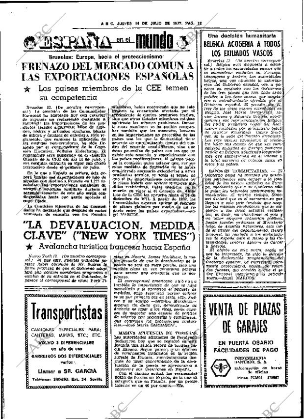 ABC SEVILLA 14-07-1977 página 26