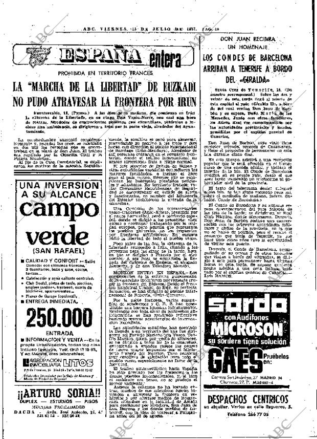 ABC MADRID 15-07-1977 página 31