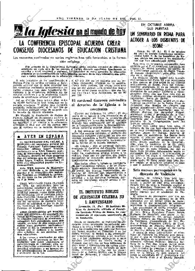 ABC MADRID 15-07-1977 página 43