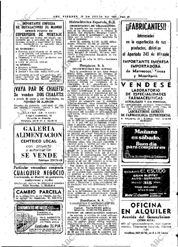 ABC MADRID 15-07-1977 página 59