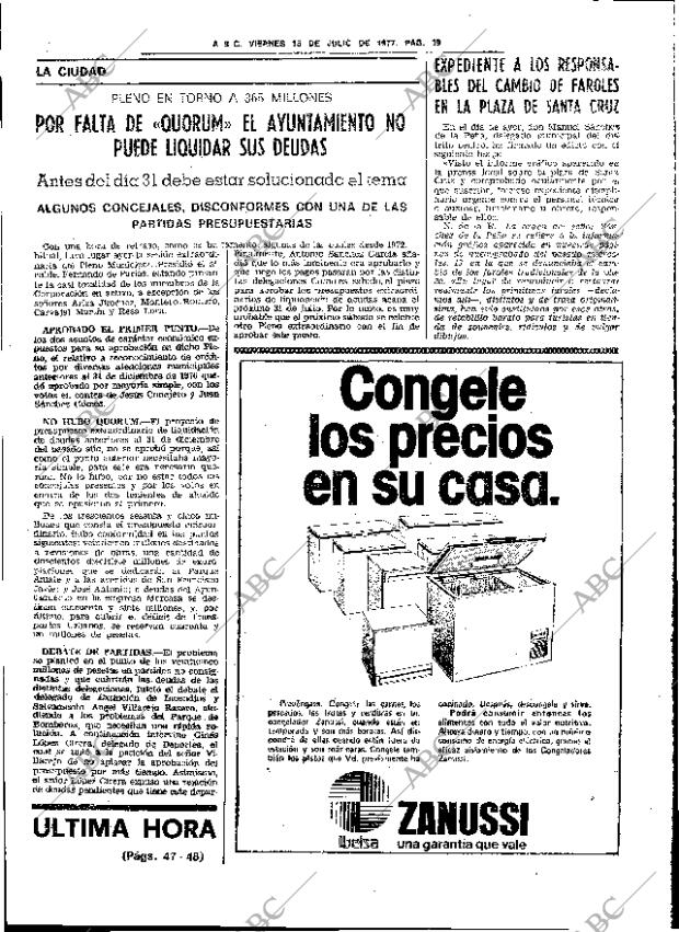 ABC SEVILLA 15-07-1977 página 33