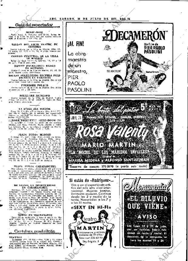 ABC MADRID 16-07-1977 página 66