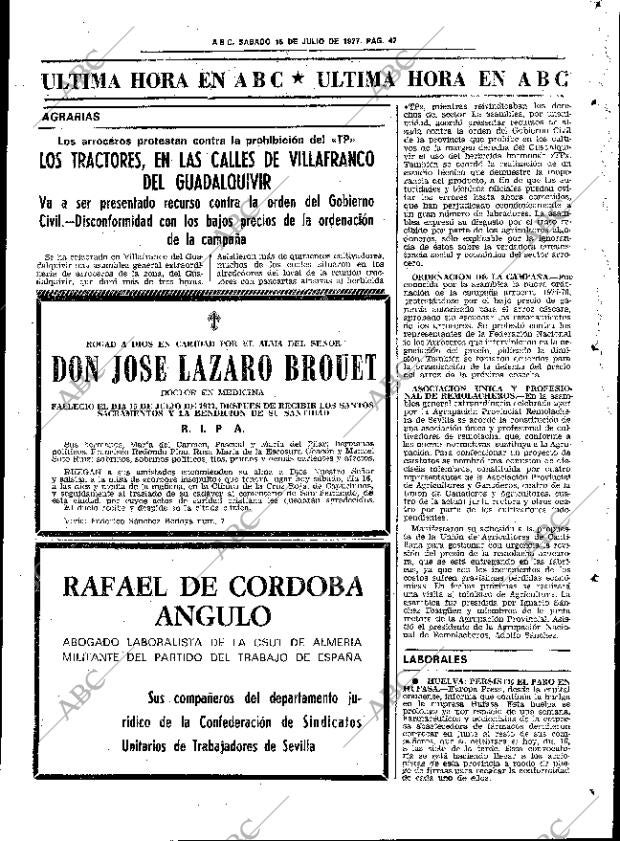 ABC SEVILLA 16-07-1977 página 55