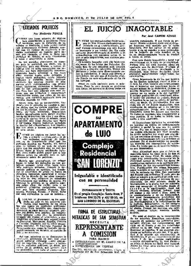 ABC MADRID 17-07-1977 página 16